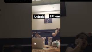 IPhone VS Android ringtone 🤣🤣🤣 📱📱🤟 #shorts