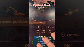 How To Fix Your High Memory Usage