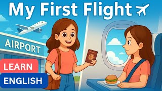 ✈️ My First Flight Story – Learn English with Real Life Experience | English Listening Practice