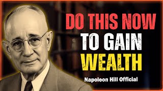 Do This Now to Gain Wealth | Napoleon Hill