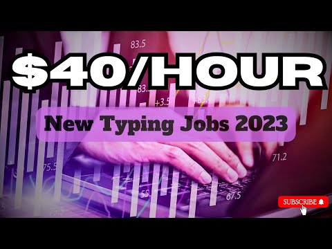 Make $40/HR With Typing Jobs From Home (Make Money Online 2023)