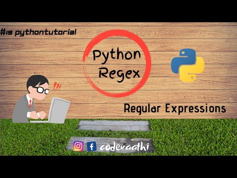 Python Regex | Regular Expressions | Python Tutorial in Tamil #19