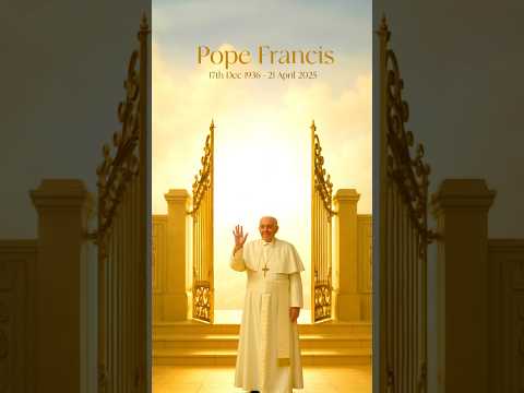Rest in peace Pope ✨#shorts #aivideo #pope #popefrancis #rip
