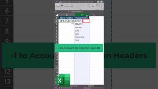 Excel Shorts - Formula for Number Series | Dates and Text | Practice Workbook Included