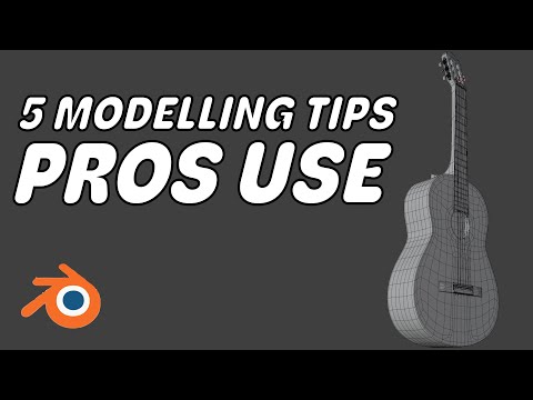 5 Modelling Tips the Pros Use in Blender