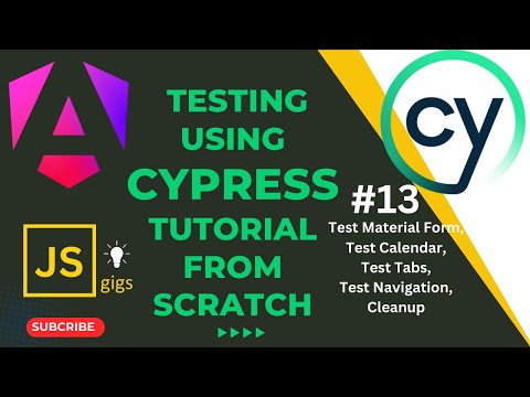 Testing Angular Material Forms: Input, Calendar, Textarea, and Tabs with Cypress