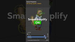 Look at my new add-on, Smart Simplify PRO !  #blender3d #animation #animationtools