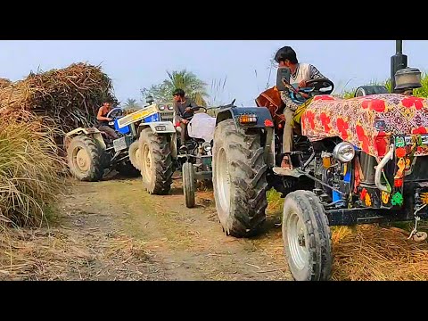 3 Tractor Load Lifting More videos please come to my village and see my villageMahindra 585 di kisan