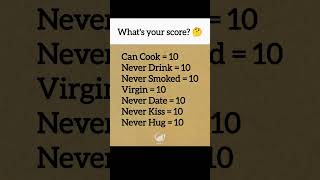 comment your score....#skills #development #habits #selfimprovement #growth #2025