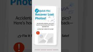 How to Recover Deleted Photos on Any Device — Fast & Easy! #photorecovery #datarecovery