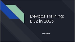 Quick Guide: How to Create an EC2 Instance in AWS in 2023