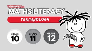 Maths Lit – Terminology