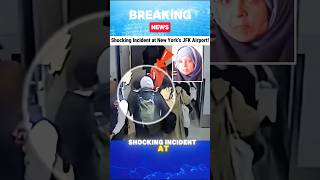 Shocking incident at New York's JFK Airport!#usanews #breakingnews #viral #usa