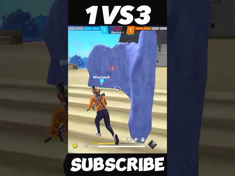 Impossible 1VS3 clutch Destroy In Seconds 🤯🐏💯 #shorts #freefire #impossible #1v3 #viral