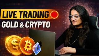 Crypto trading & Gold  analysis 12Feb || #trading #crypto  #goldtrading   live analysis