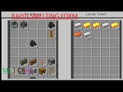 How to make an Automatic Furnace smelting form  in Minecraft