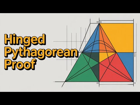 The Hinge Proof of the Pythagorean Theorem #SoME4#SoME3#Shorts #Math #Geometry #math animation