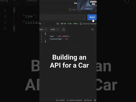 Go app building an Api for your car. #developer #carmods #shorts #go