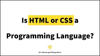 ✅ Is HTML or CSS a Programming Language? | [ HTML Question & Answer ]