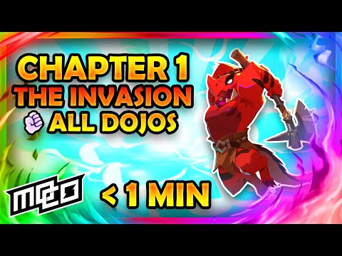 ALL CH1:  The Invasion Dojos In Under 1 Minute | MO.CO