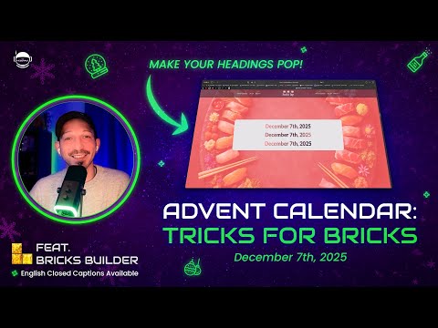 Easy Custom Gradient Titles with CSS - CSS Tricks for Bricks Builder - Trick #7