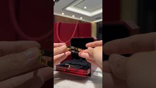 unboxing my dream Cartier LOVE BRACELET ♡ #shorts