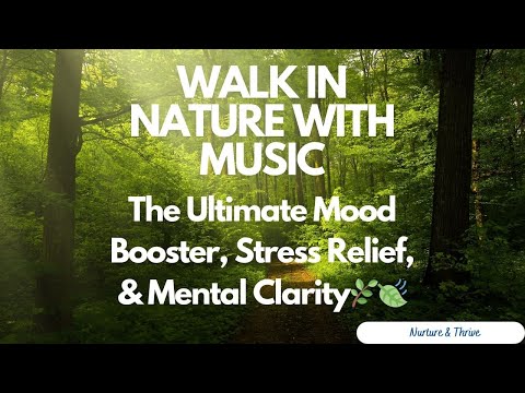Walk in Nature with Music: The Ultimate Mood Booster, Stress Relief, & Mental Clarity🌿🍃