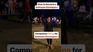 How to become a Software Developer #youtubeshorts #viralshorts #softwaredeveloper