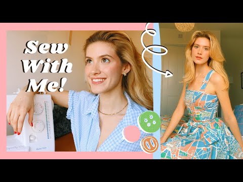 MAKE A DRESS WITH ME | DIY Sewing