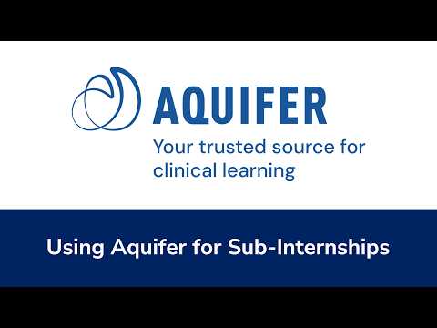 Using Aquifer for Sub Internships