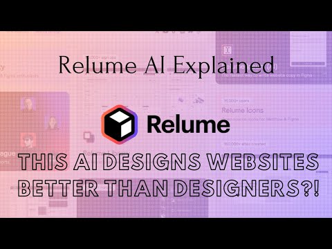 Web Design Just Changed Forever – Try Relume AI Now!
