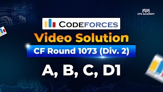 A, B, C, D1 - Codeforces Round 1073 (Div. 2) Video Solution in Bangla | CPS Academy