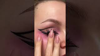 Pink Graphic Liner Tutorial #graphicliner #makeup