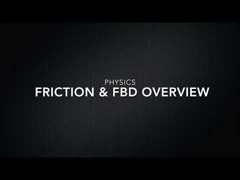 Friction and Free Body DiagramsUnit Overview