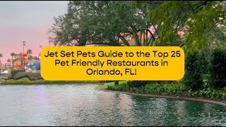 Top 25 Dog-Friendly Restaurants in Orlando, FL by Jet Set Pets
