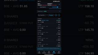 #Bankex monthly expiry #profit only 60 quantity loss recoverer