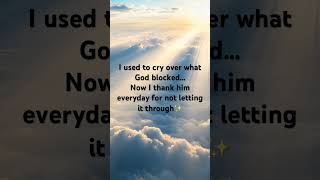 God blocked it for a reason. Be grateful #faith #healing #528hz #divinetiming #432hz #healingjourney