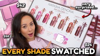 NATASHA DENONA SPRING COLLECTION! NEW Hy-Gloss Tinted Gloss Balm, HyBlush & Lip Liner SWATCHED