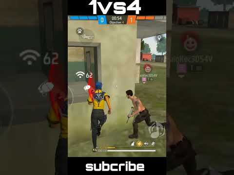 1vs4 jod v god 🤯🤯🍻#freefire #shorts