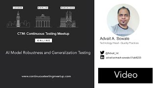 CTM | AI Model Robustness and Generalization Testing | Advait A. Sowale