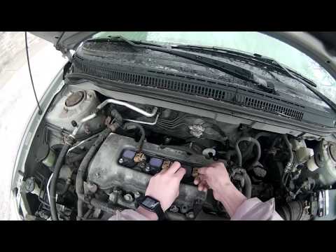 2005 toyota corolla le 1zzfe engine spark plug replacement