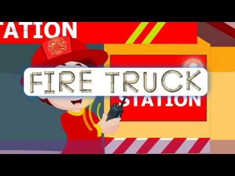 Fire Truck Nursery Rhyme for kids children toddlers by simsam