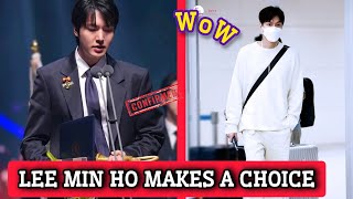 Lee Min Ho Makes a Choice That Redefines His Career Overnight”