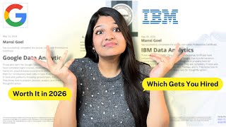 Don't Pick the Wrong One! Google vs IBM Data Analytics (2026 Reality Check)