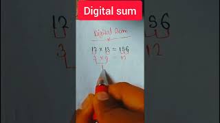 digital sum for all exam #shorts #matholympiadquestion #youtube #math #ssc #