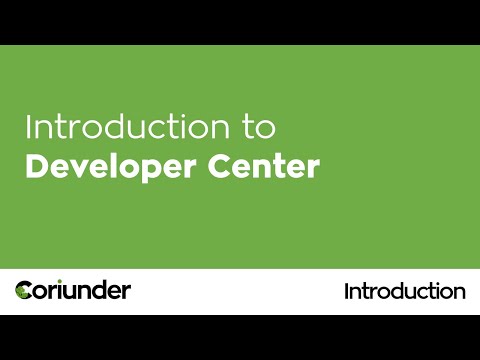 Coriunder - The NEW Developer Center