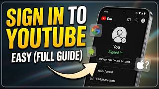 Sign In to the YouTube App on Android or iPhone (2026 Full Guide!)