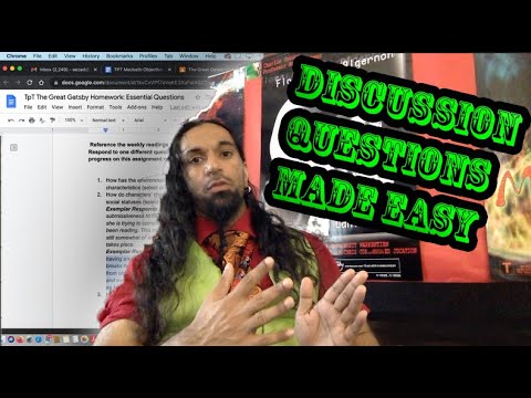 Generating Discussion Questions: Made Easy