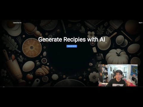 How I created AI recipe and image generator website