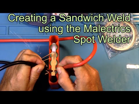 Create A Copper Sandwich Weld With The Malectrics Spot Welder 1